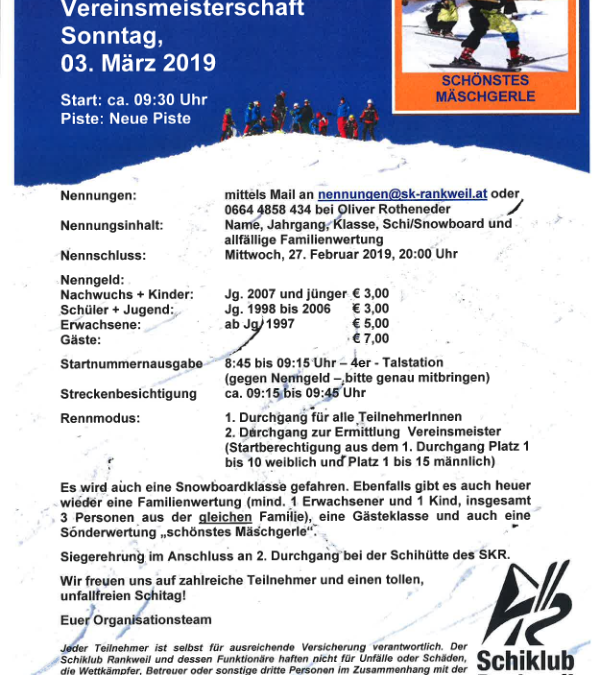 Vererinsrennenausschreibung neu